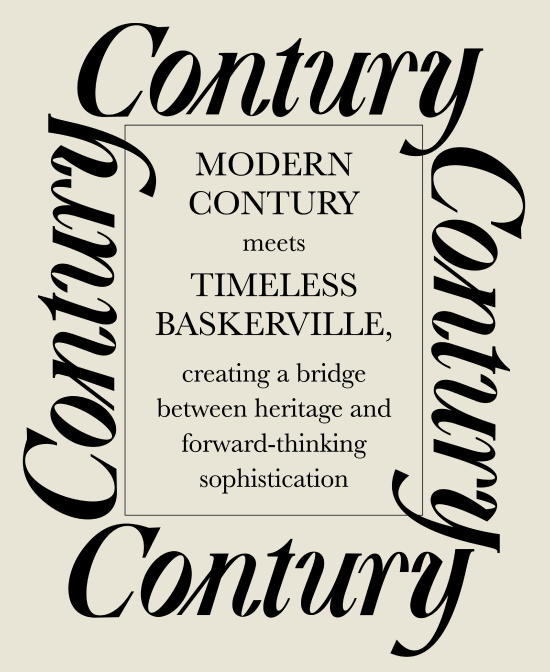 Illustration d’une affiche sur des polices