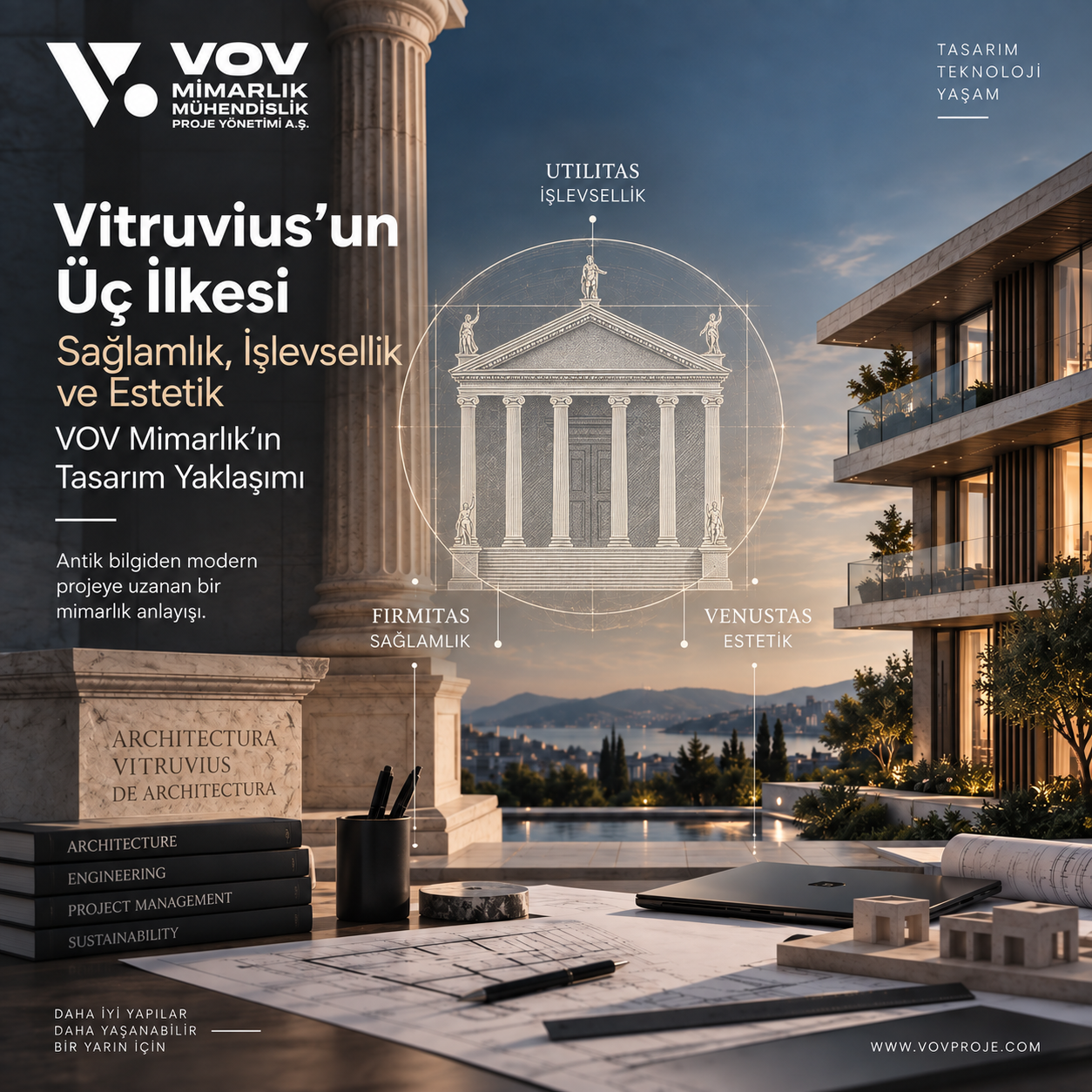 Vitruvius’un Üç İlkesi: Sağlamlık, İşlevsellik ve Estetik