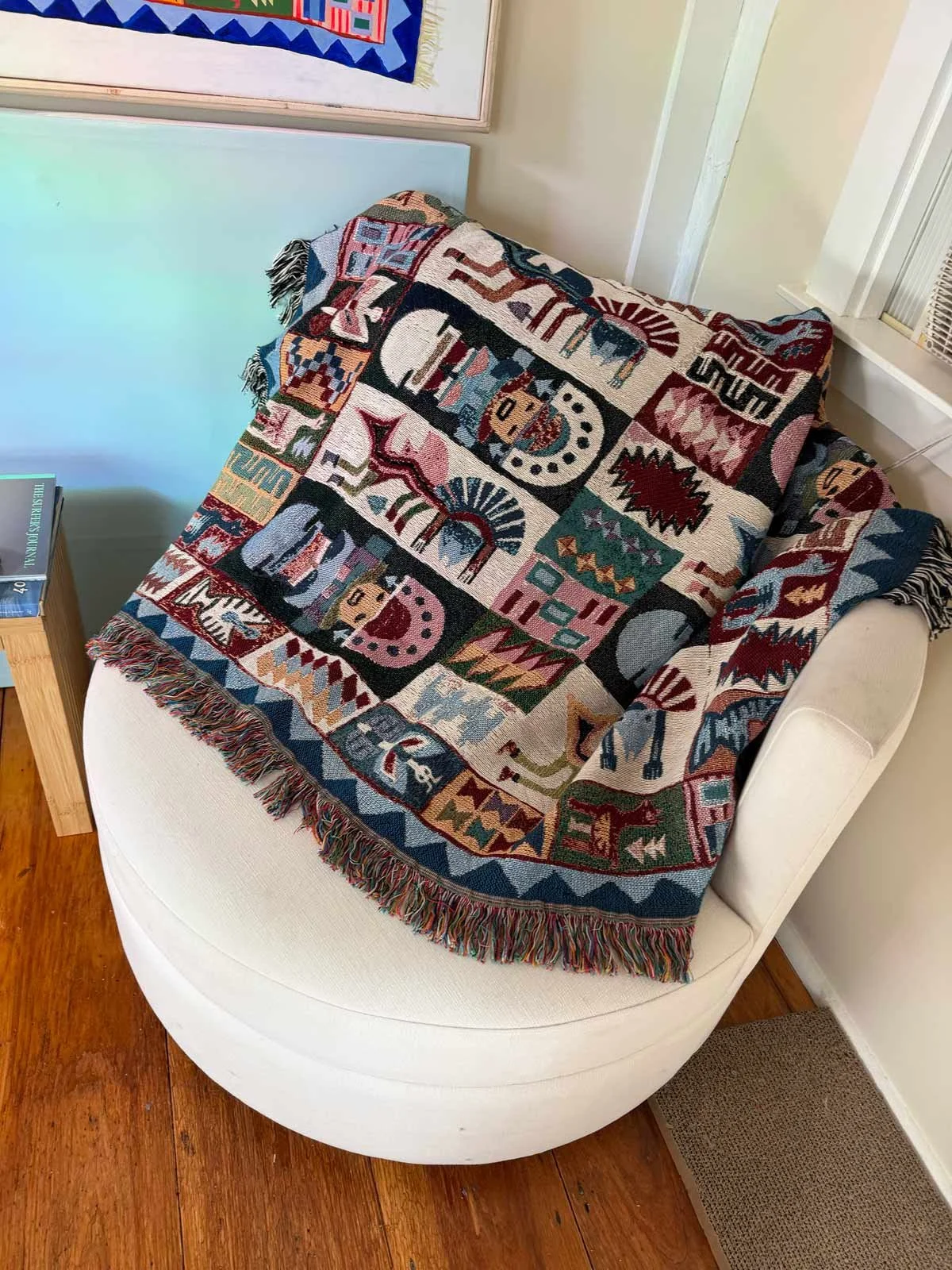 Stoires Woven Together Throw Blanket