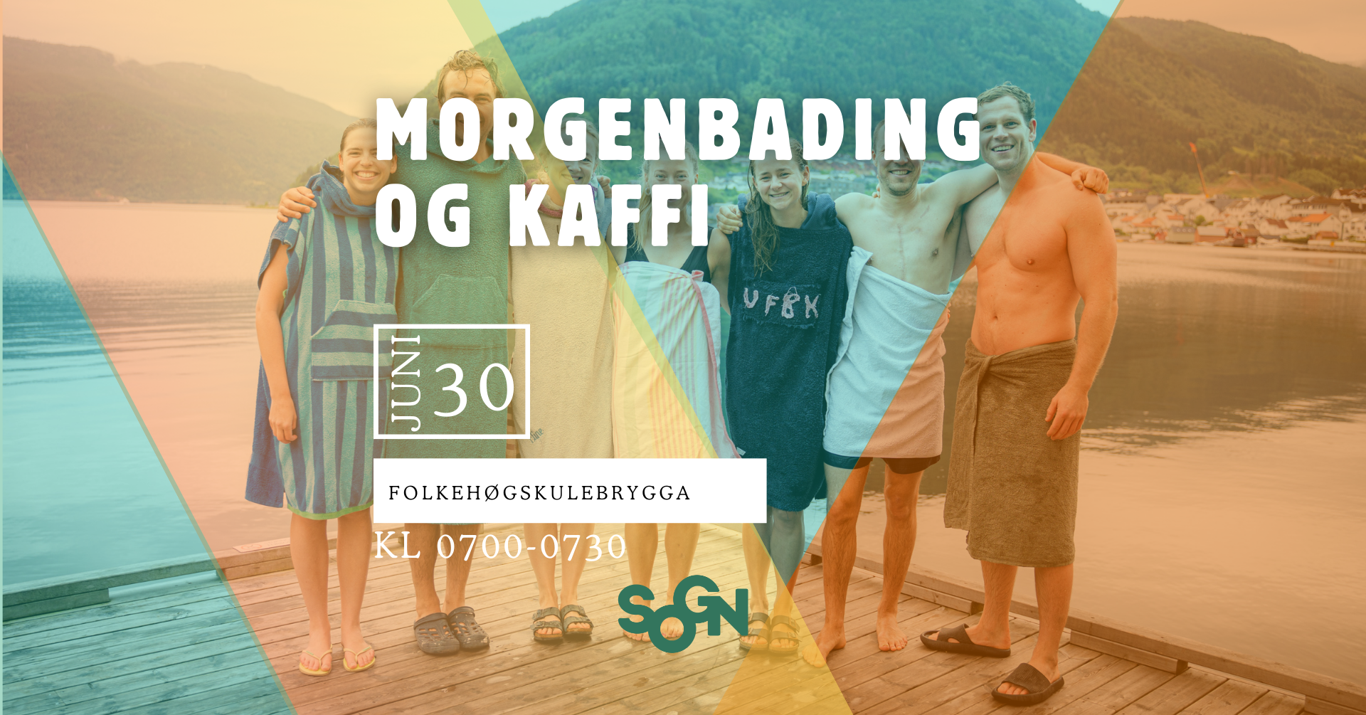 Morgenbading og kaffi