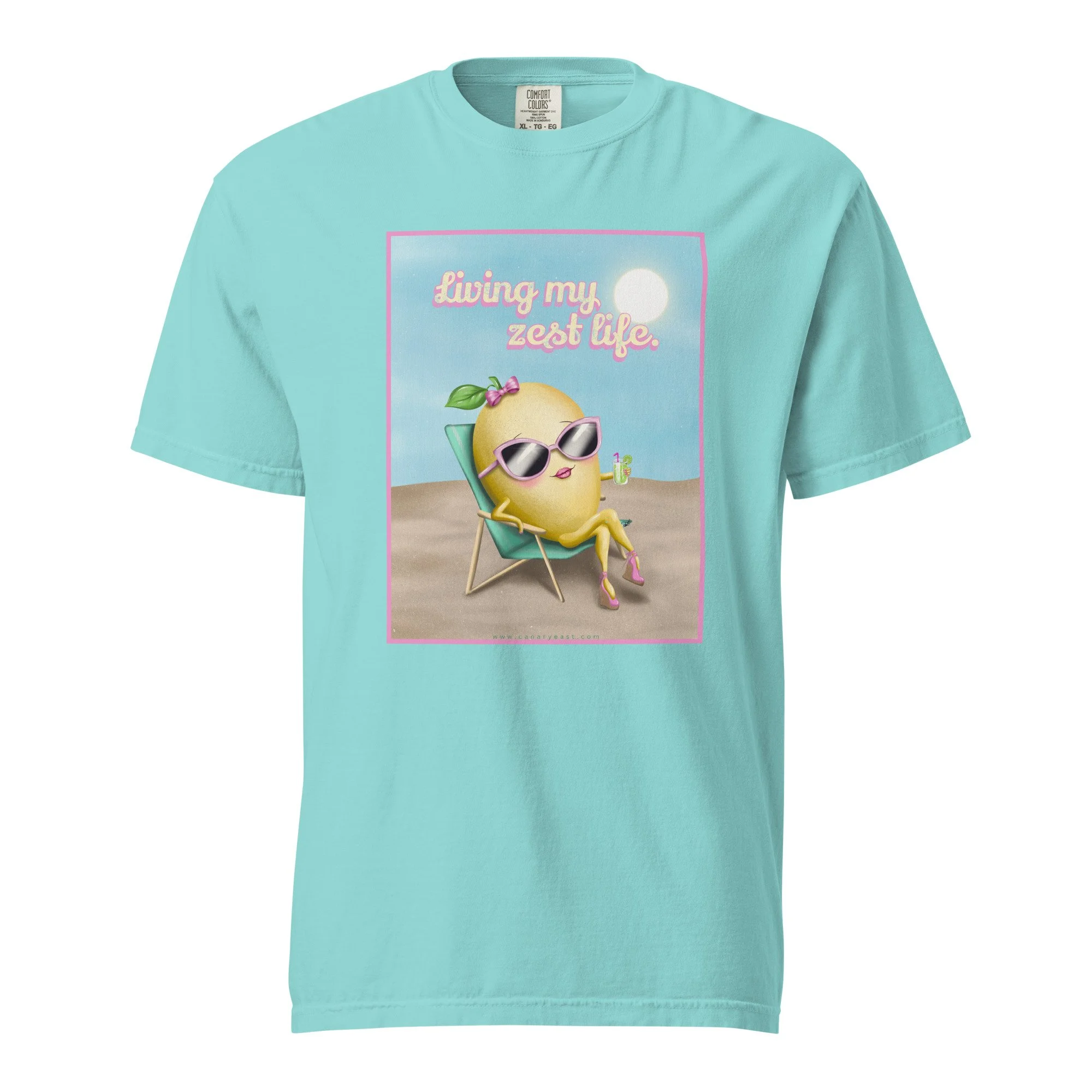 Unisex garment-dyed heavyweight t-shirt