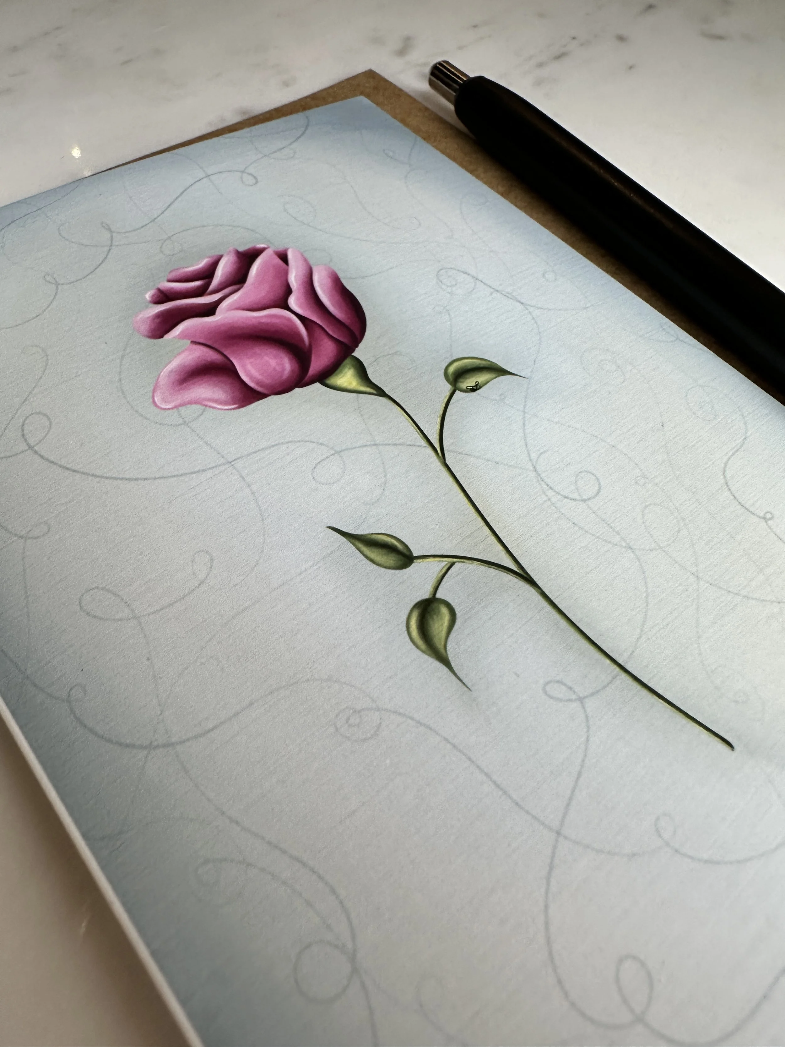 The Rose Greeting Card