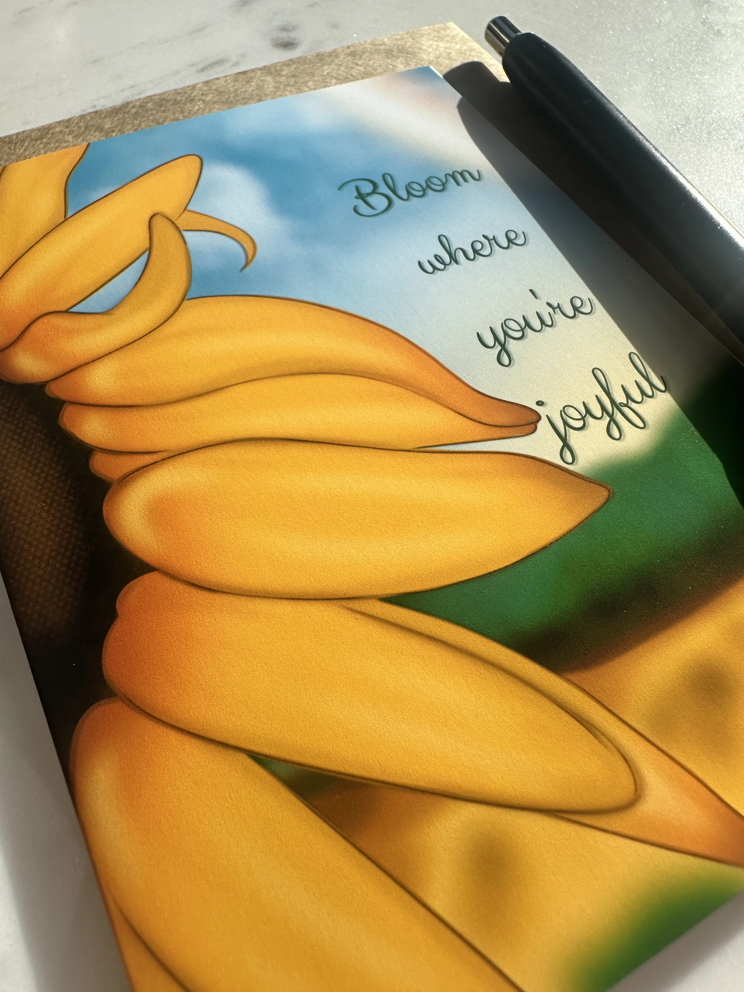 Sunflower Greeting Card