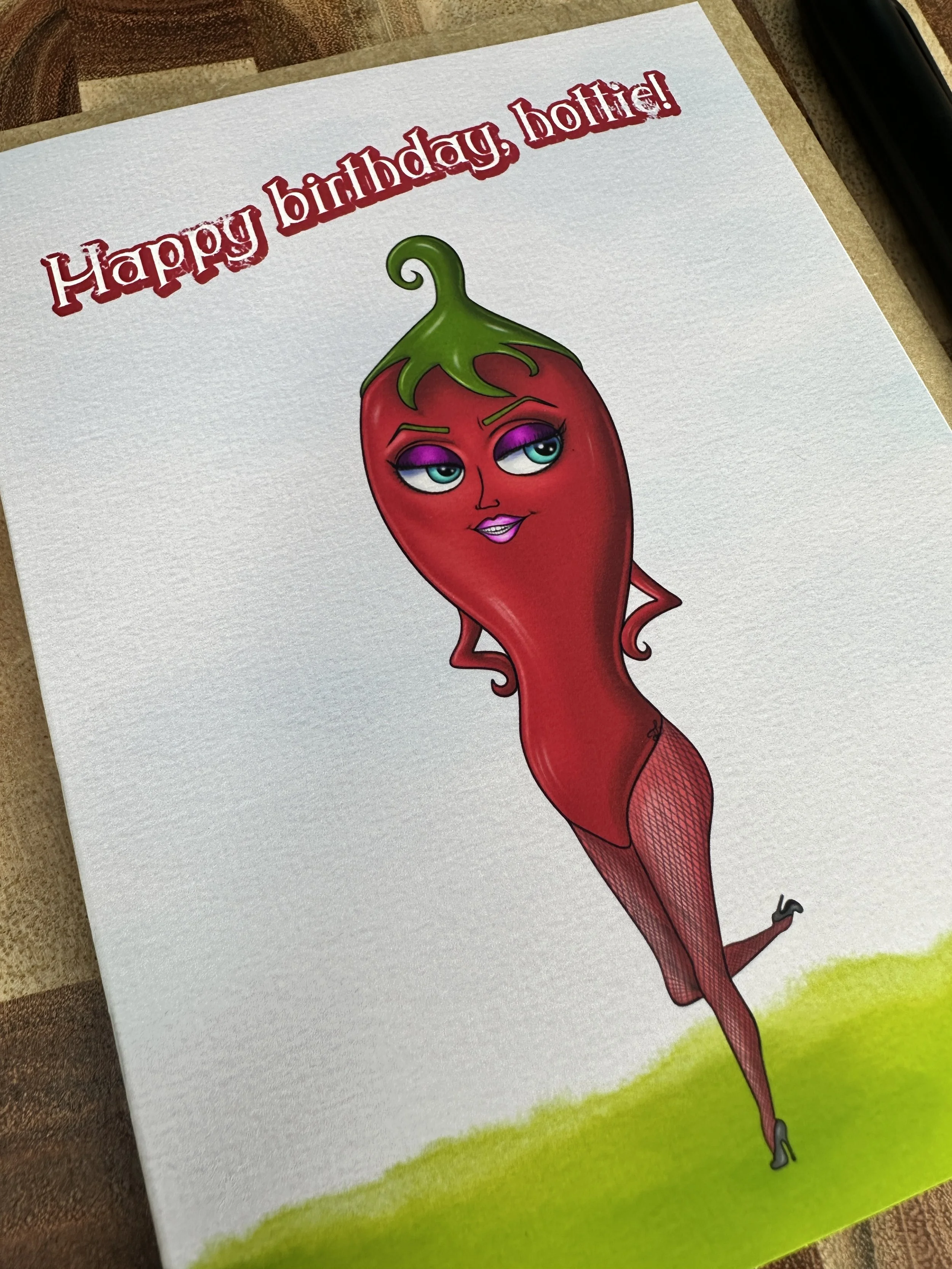 Happy Birthday, Hottie! Greeting Card
