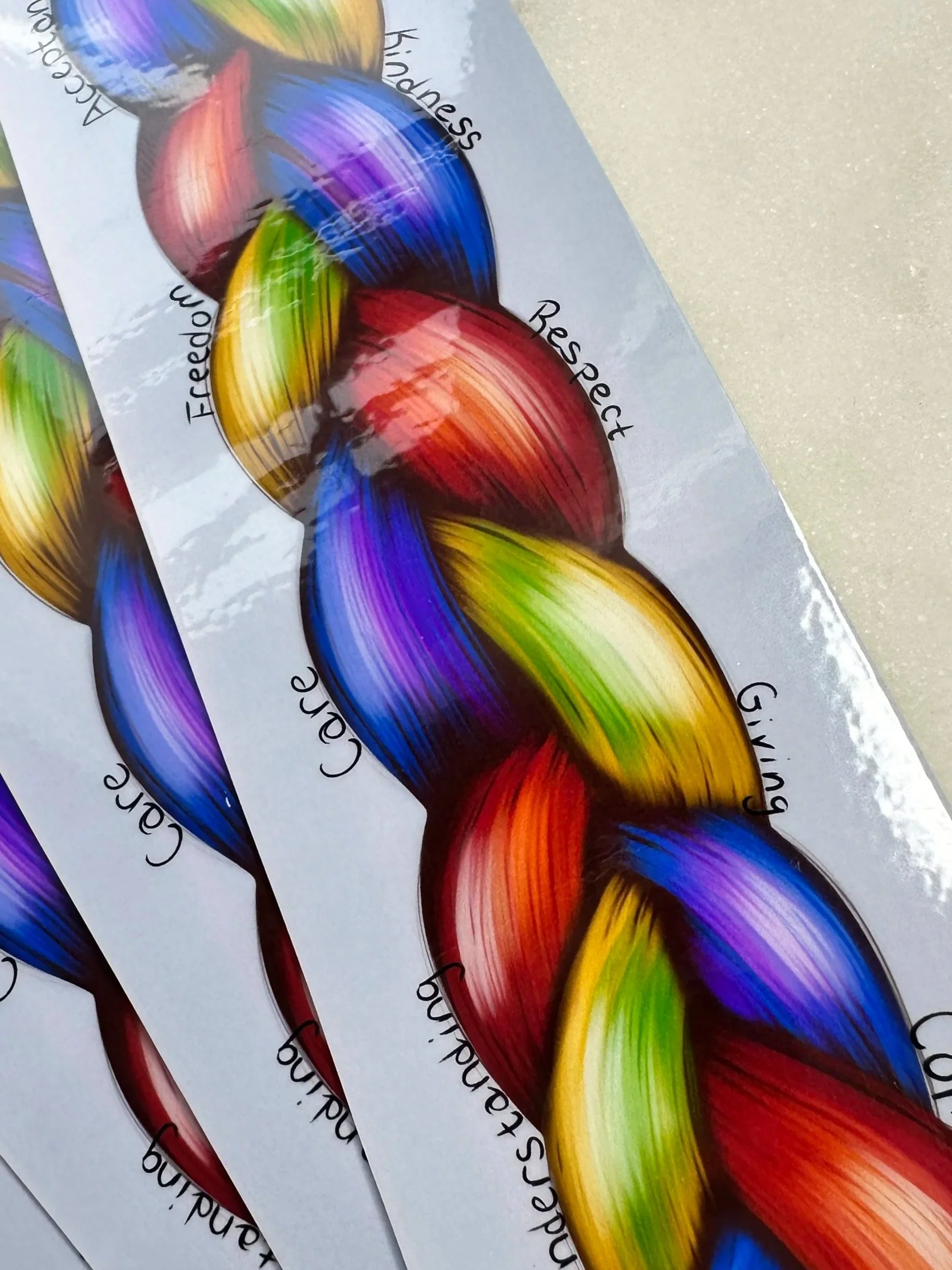 Pride Braid Bookmark