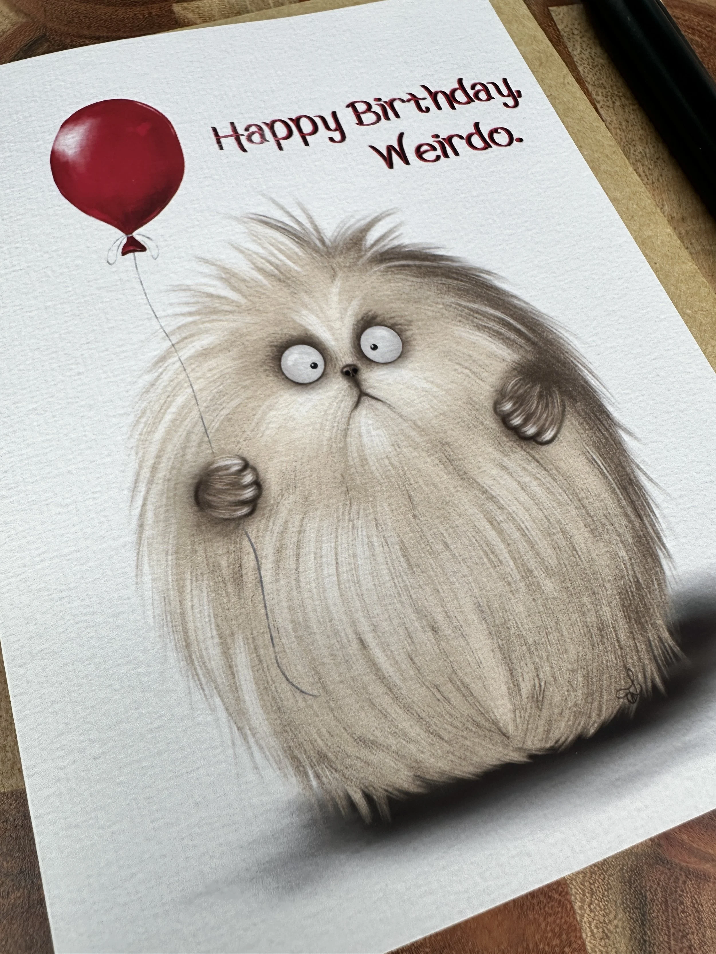 Birthday Weirdo Greeting Card