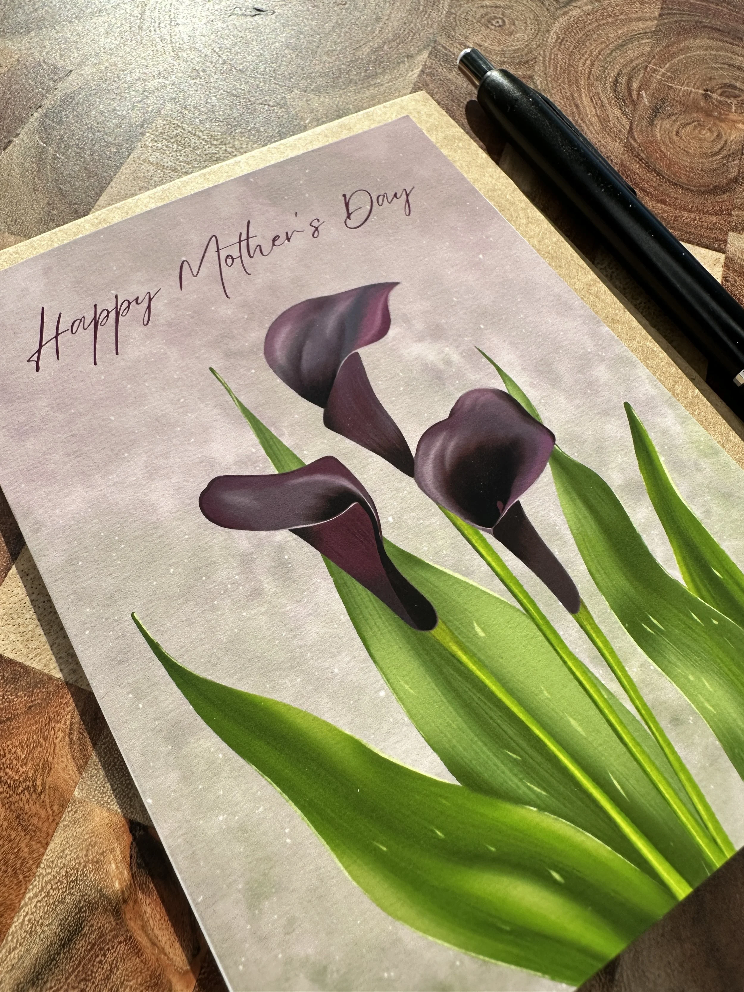 Cala Lilly Mother's Day Greeting Card