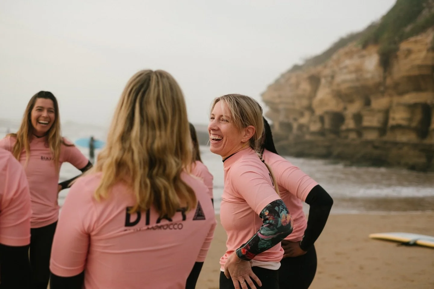 You know you&rsquo;re surrounded by the right women when you&rsquo;re just as stoked about their waves as you are your own🌀💘

📸 : first sneak peek of @marleneannak captures ✨ 

#girlhood #morocco #surfretreat #learntosurf #imsouane
