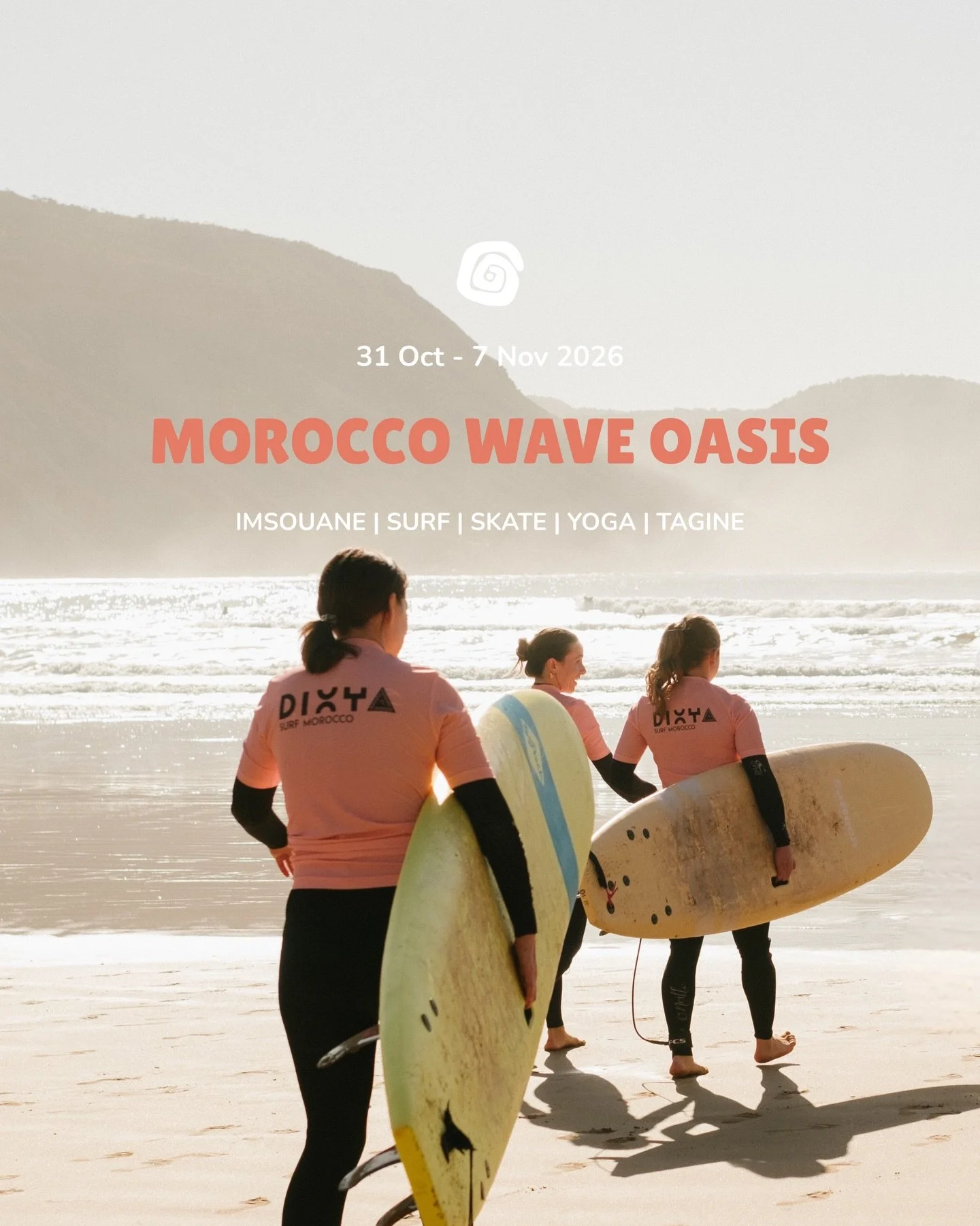We&rsquo;re so excited to announce we&rsquo;re back for round 2!!

We&rsquo;re inviting you back to one of our favourite places on Earth &ndash; where we&rsquo;ll share waves, laughter, meals and stories together under the golden Moroccan sun🇲🇦💫

