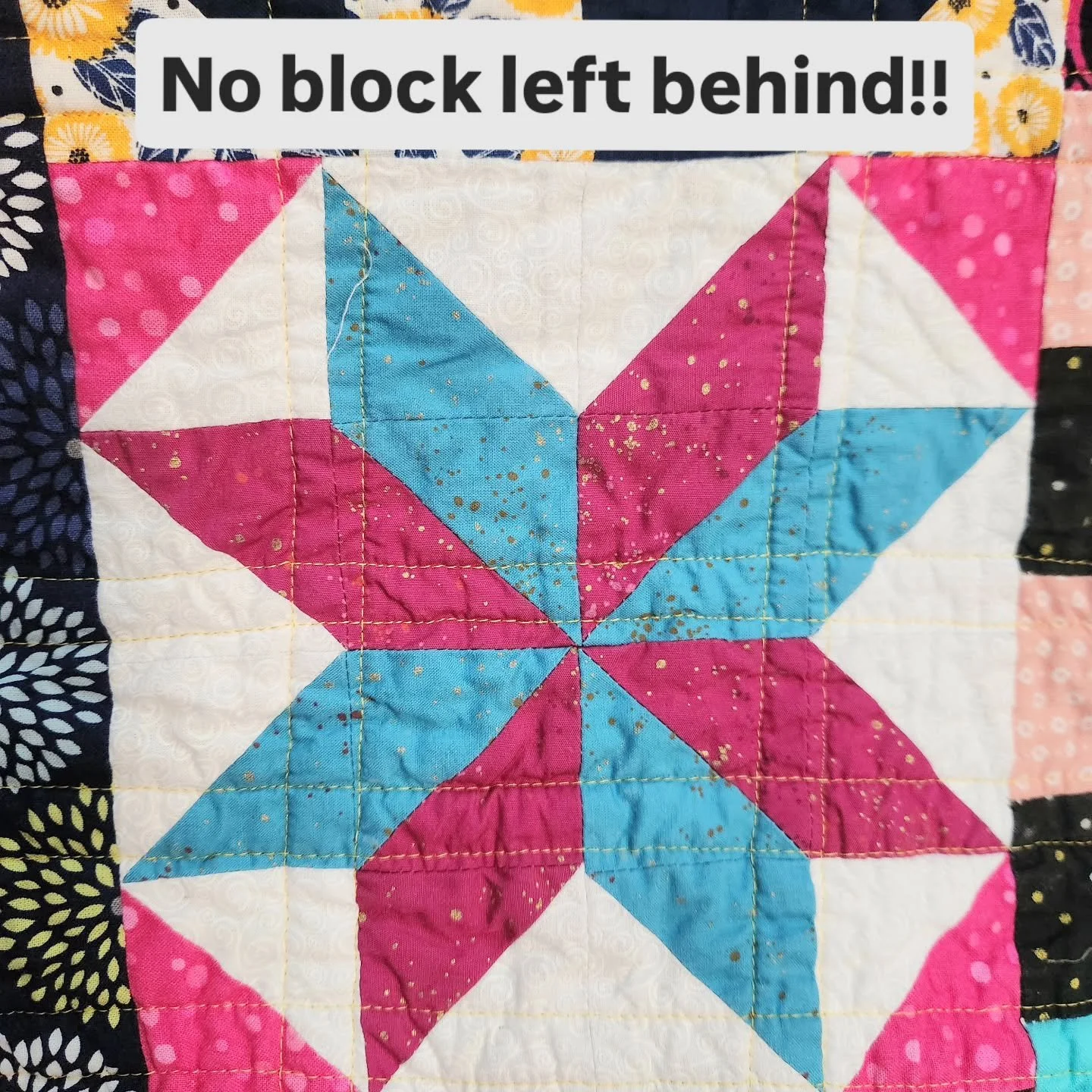 Test blocks, abandoned blocks, and wonky blocks. They all have a home in my quilt room.