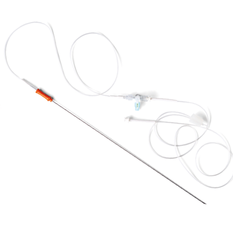 Aguja de 1 Lumen con llave de 3 pasos