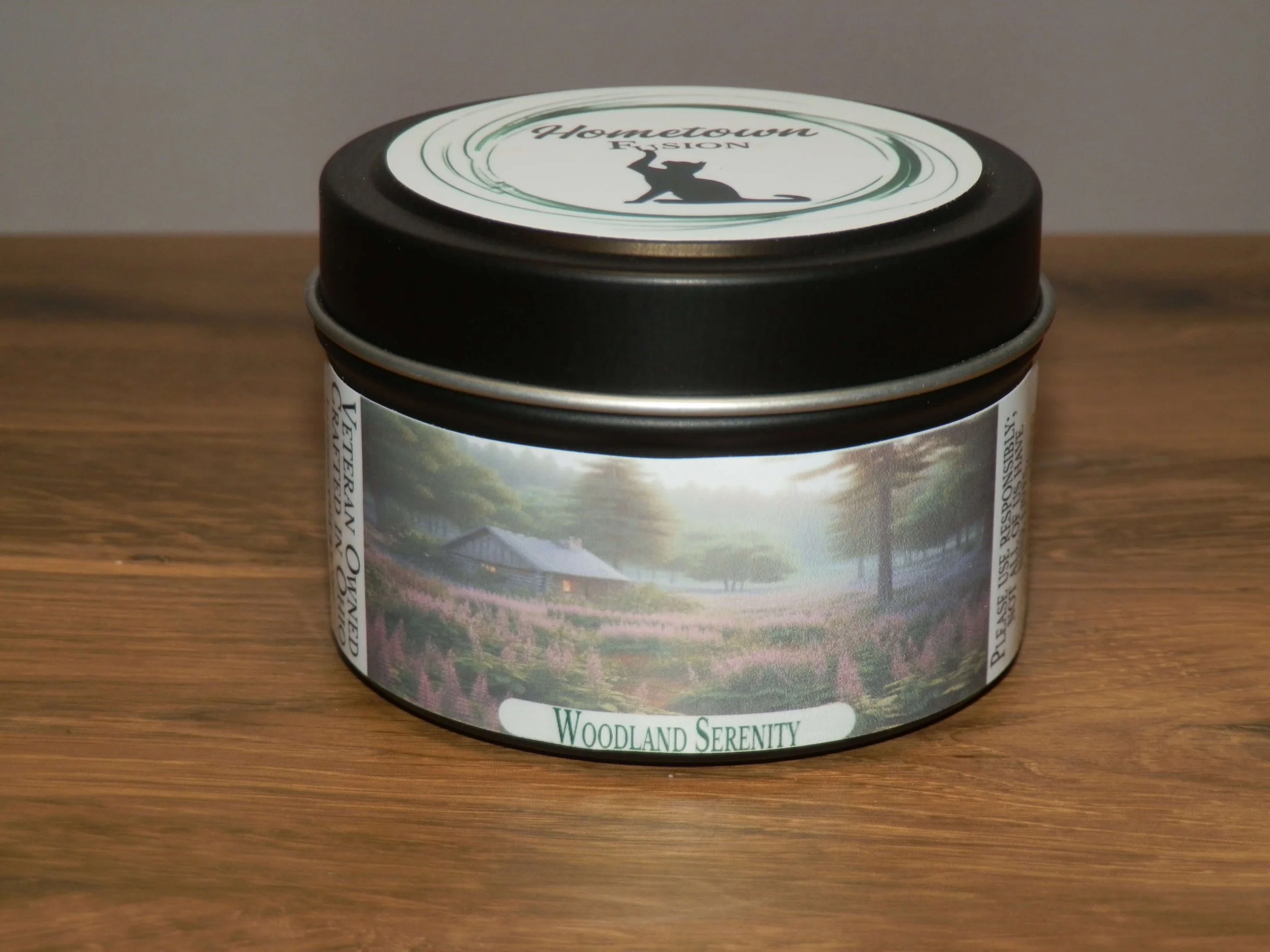 Woodland Serenity Candle Tin (3oz)