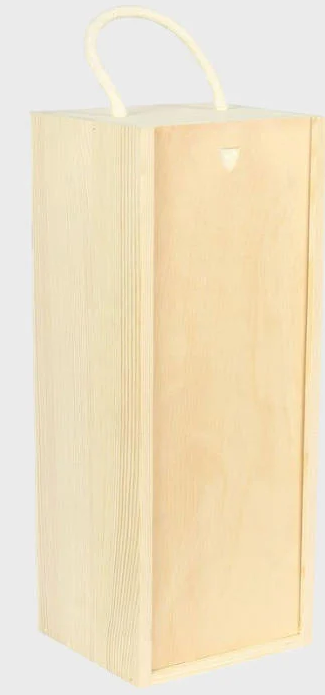 Large One Bottle Wooden Gift Box