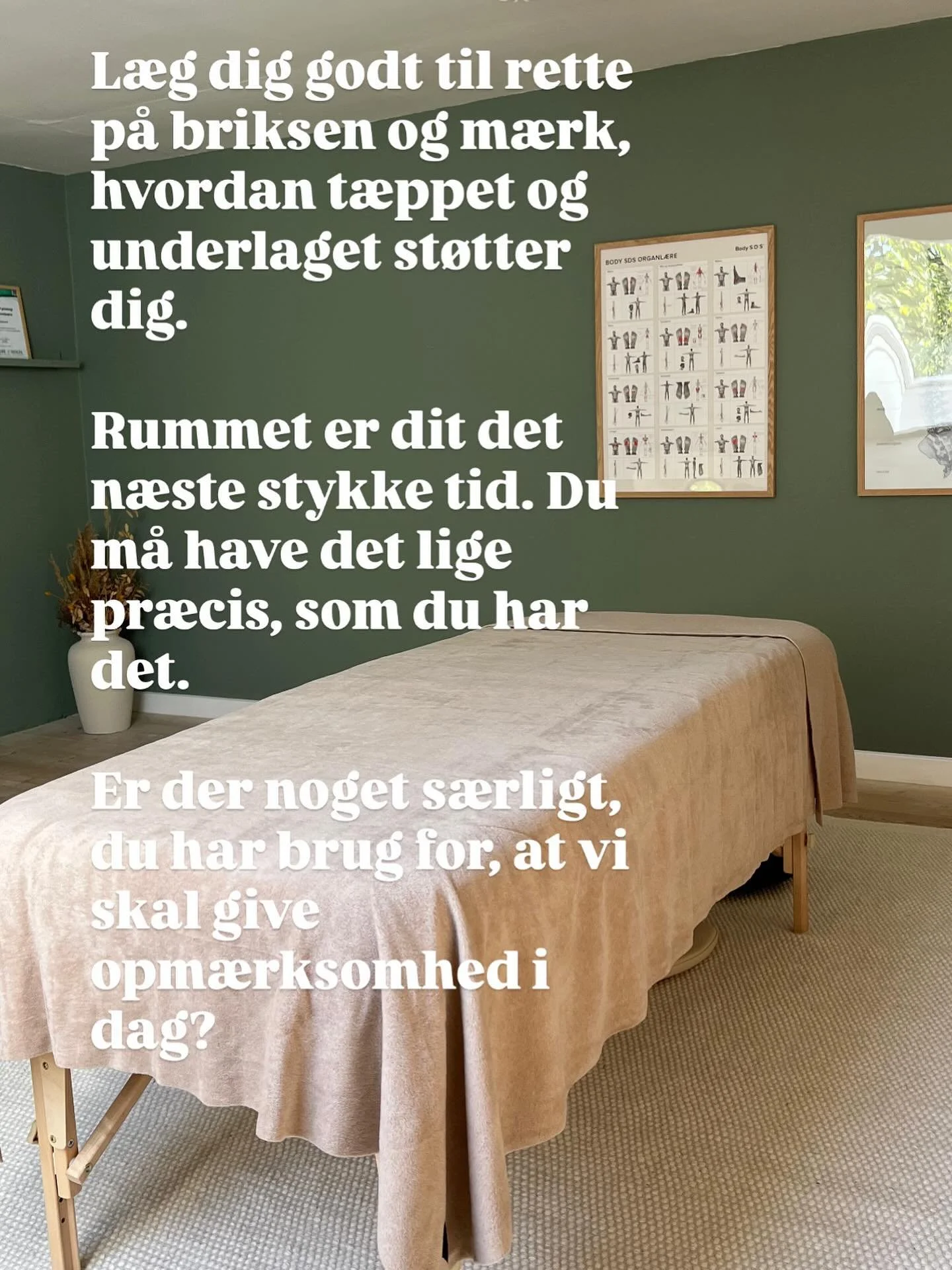 En selvk&aelig;rlig stund kun for dig✨  #bodysds #kropsterapi #siaelmlund