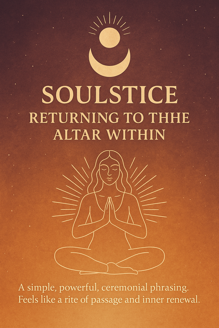 Soulstice: Returning to the Altar Within