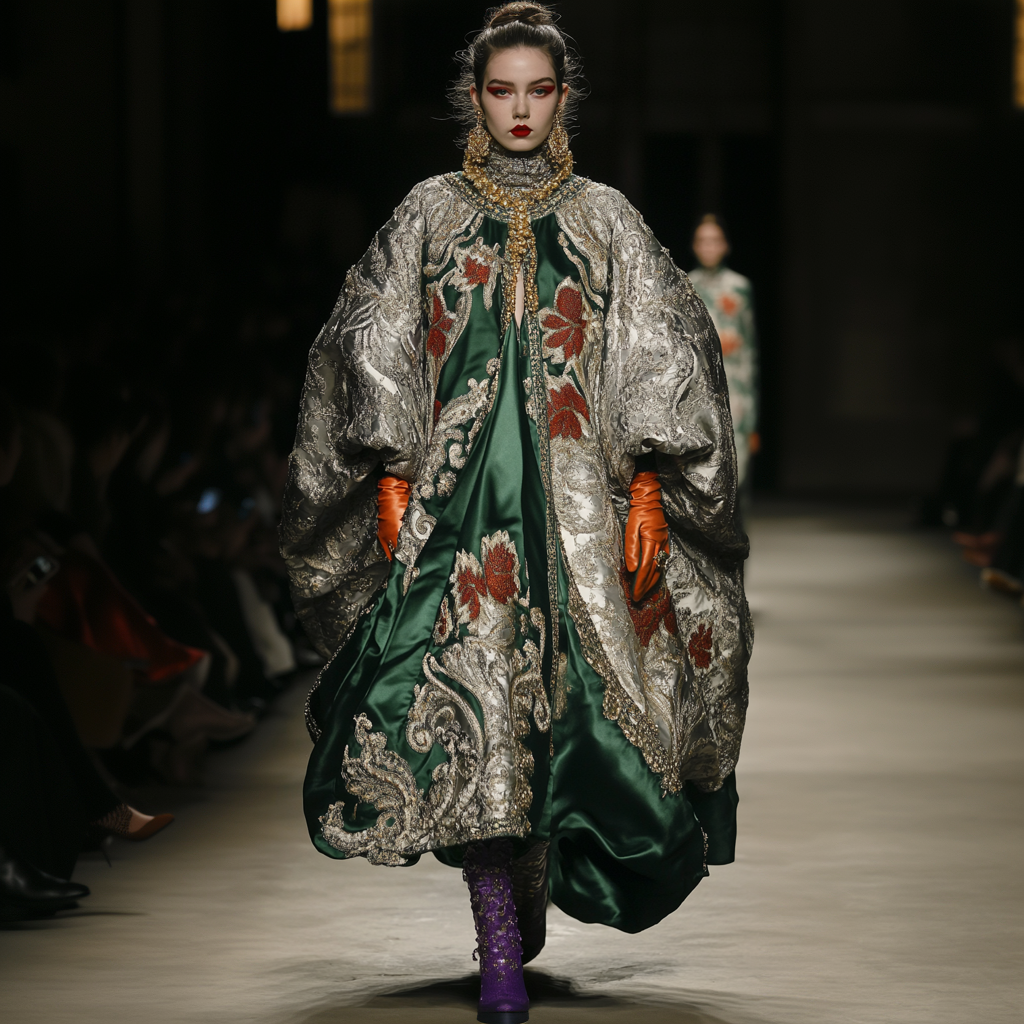 creator212_A_model_walks_the_runway_in_an_oversized_green_and_s_3e369384-f3ca-458f-88c3-acf1bc6ec221.png