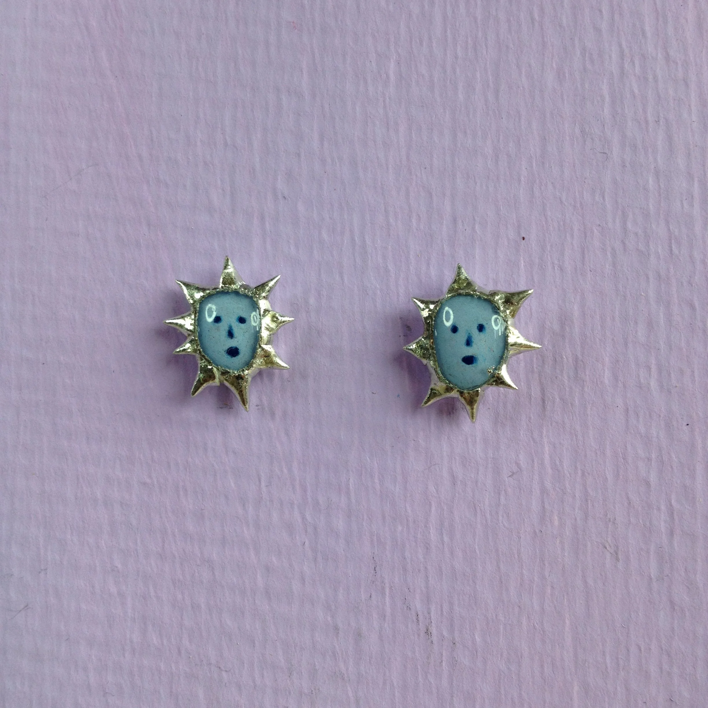 lil' face earrings