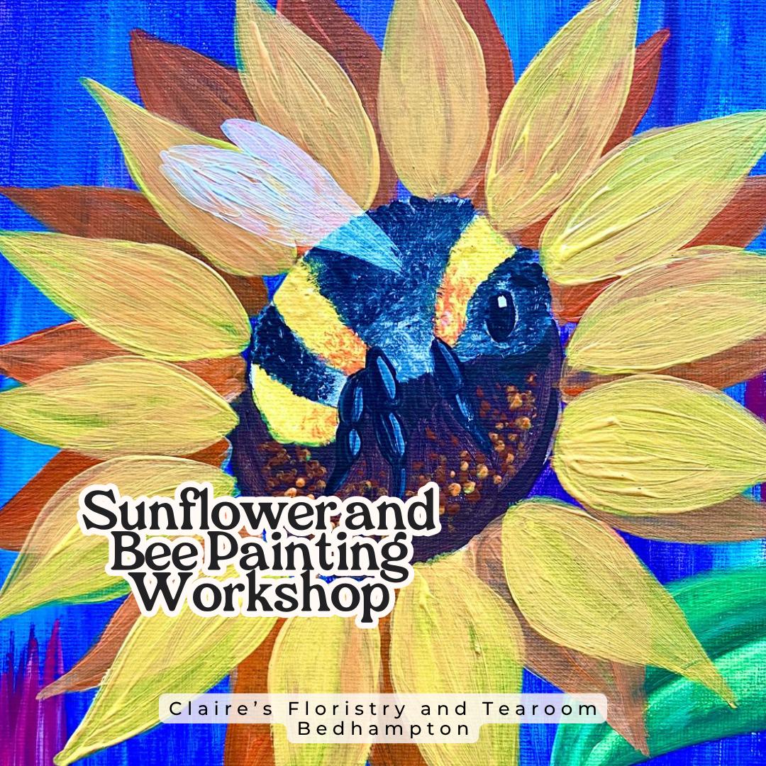 Bee and Sunflower Painting Workshop