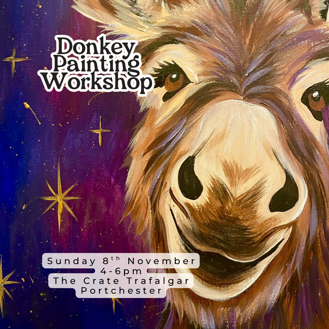 Donkey Sunday Afternoon Painting Workshop at The Crate Trafalgar