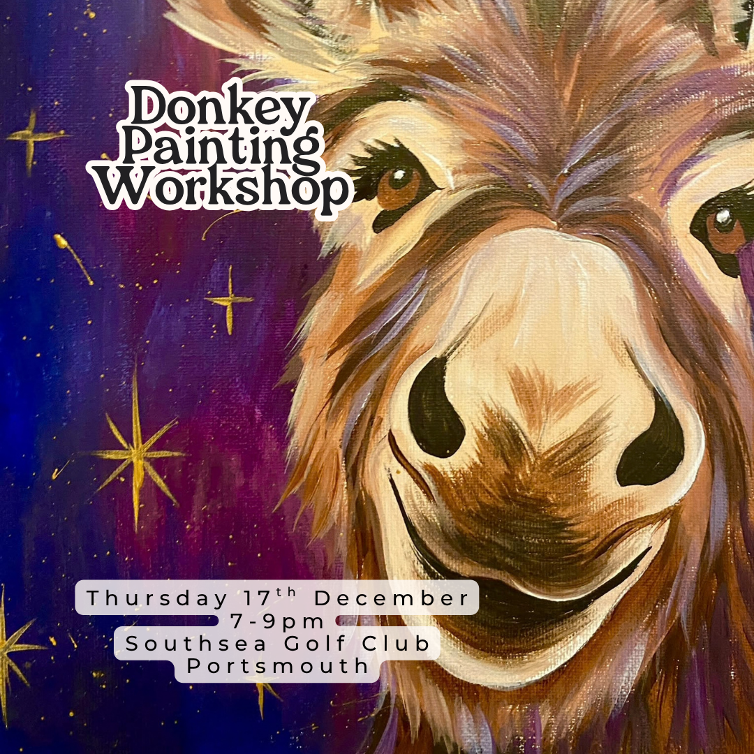 Donkey Painting Workshop at Southsea Golf Club