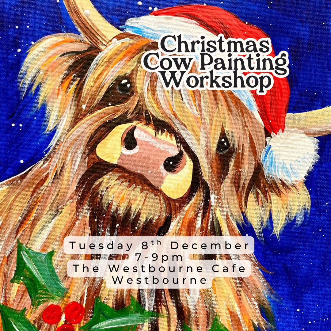 Christmas Cow Painting Workshop at The Westbourne