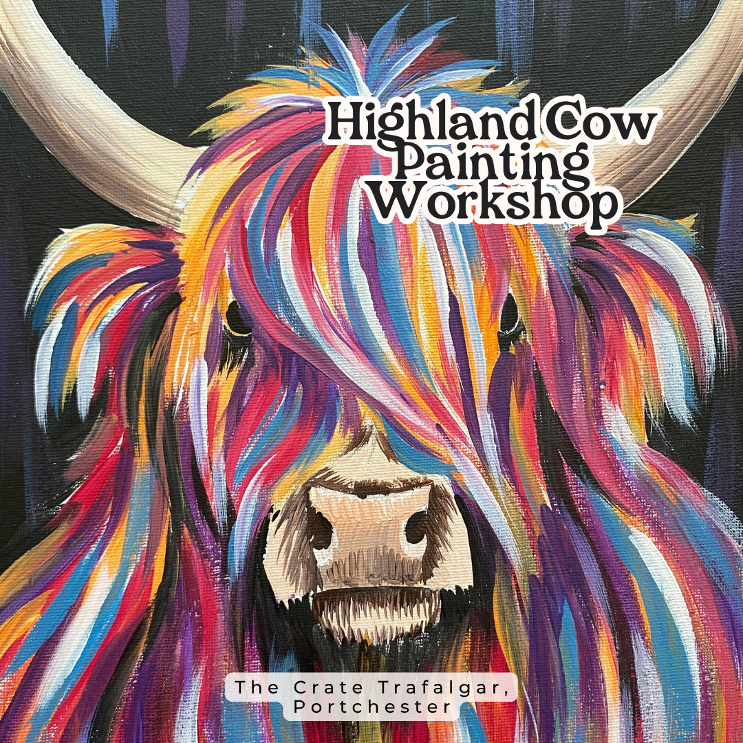 Highland Cow Sunday Afternoon Painting Workshop
