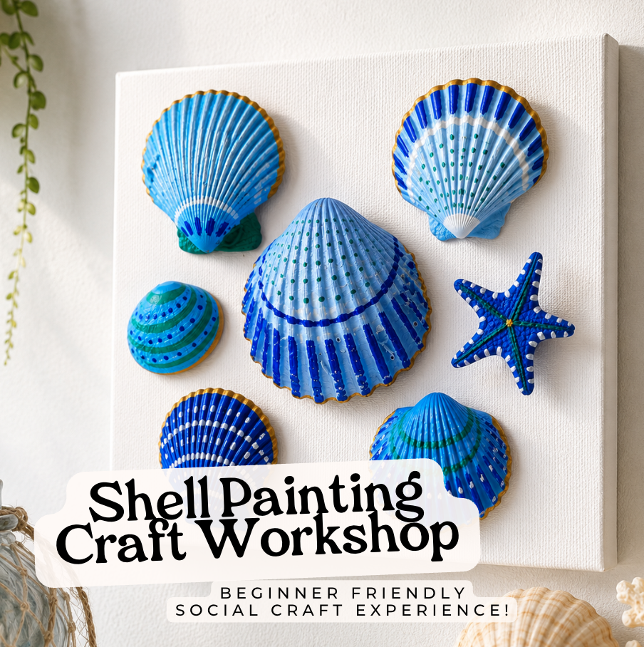 Sunday Crafternoon Shell Painting Workshop