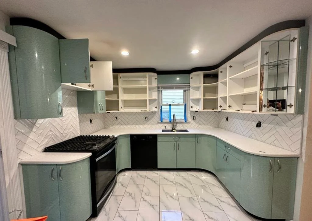 CEG Tiles modern kitchen tile project