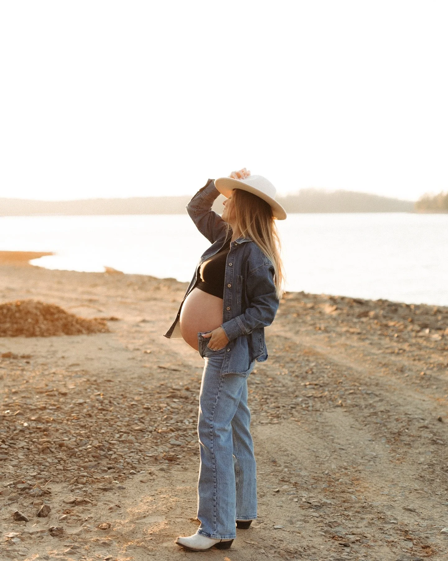 Soaking in these golden moments by the lake before their greatest adventure begins 🌞