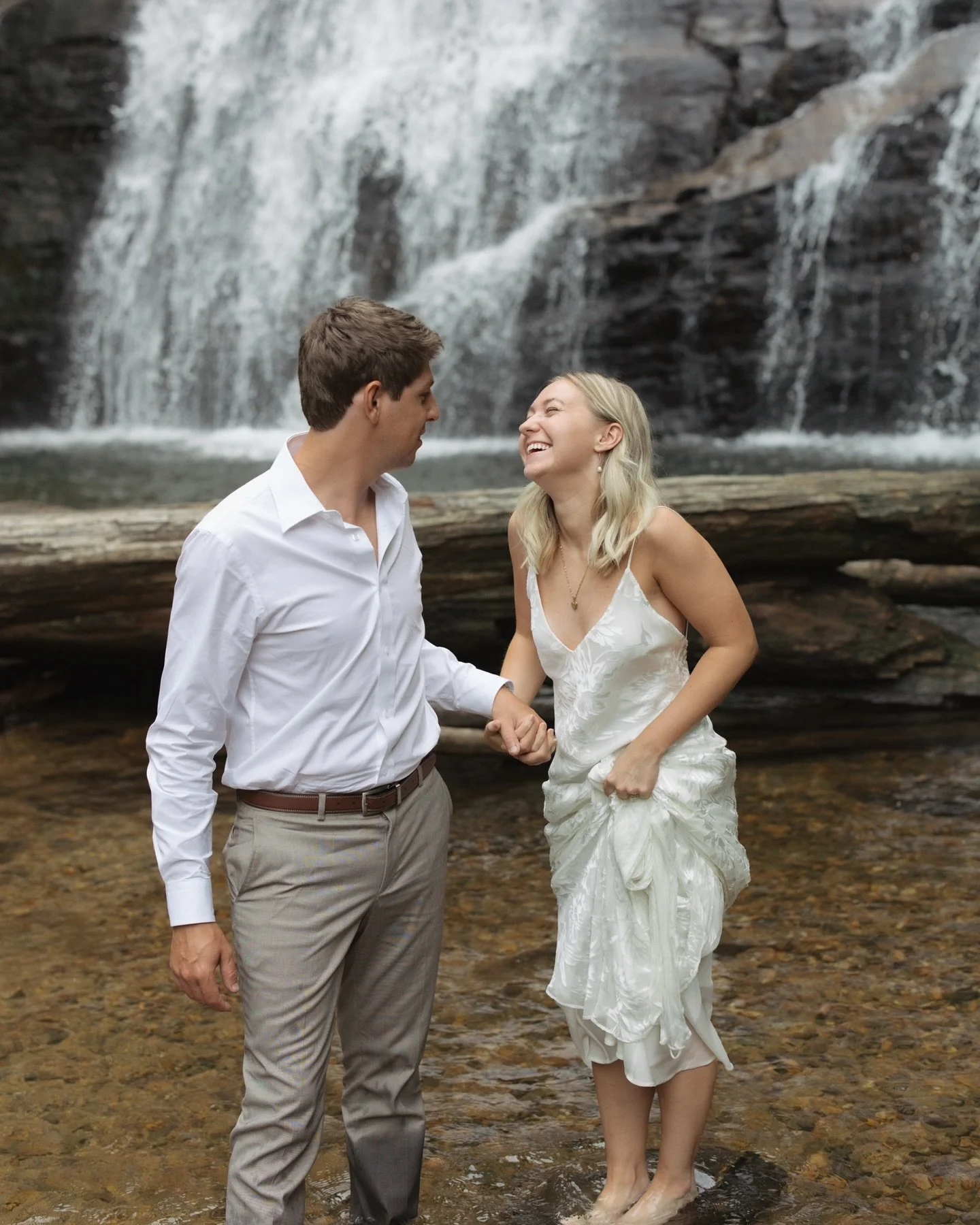 Ashleigh and Alex said &ldquo;I do&rdquo; two years ago, but never had the chance to capture that moment. So we set off on an adventure to make it happen, just the two of them, the sound of the waterfall, and a love that feels steady and true 🌿