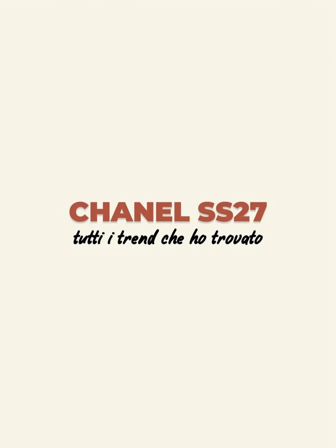 La nuova collezione di @chanelofficial ha tutto quello che desidereremmo avere nel nostro guardaroba. Non &egrave; solo un trend stagionale che passa di moda, &egrave; un insieme di codici che stanno riscrivendo la storia del brand. Chanel non segue 