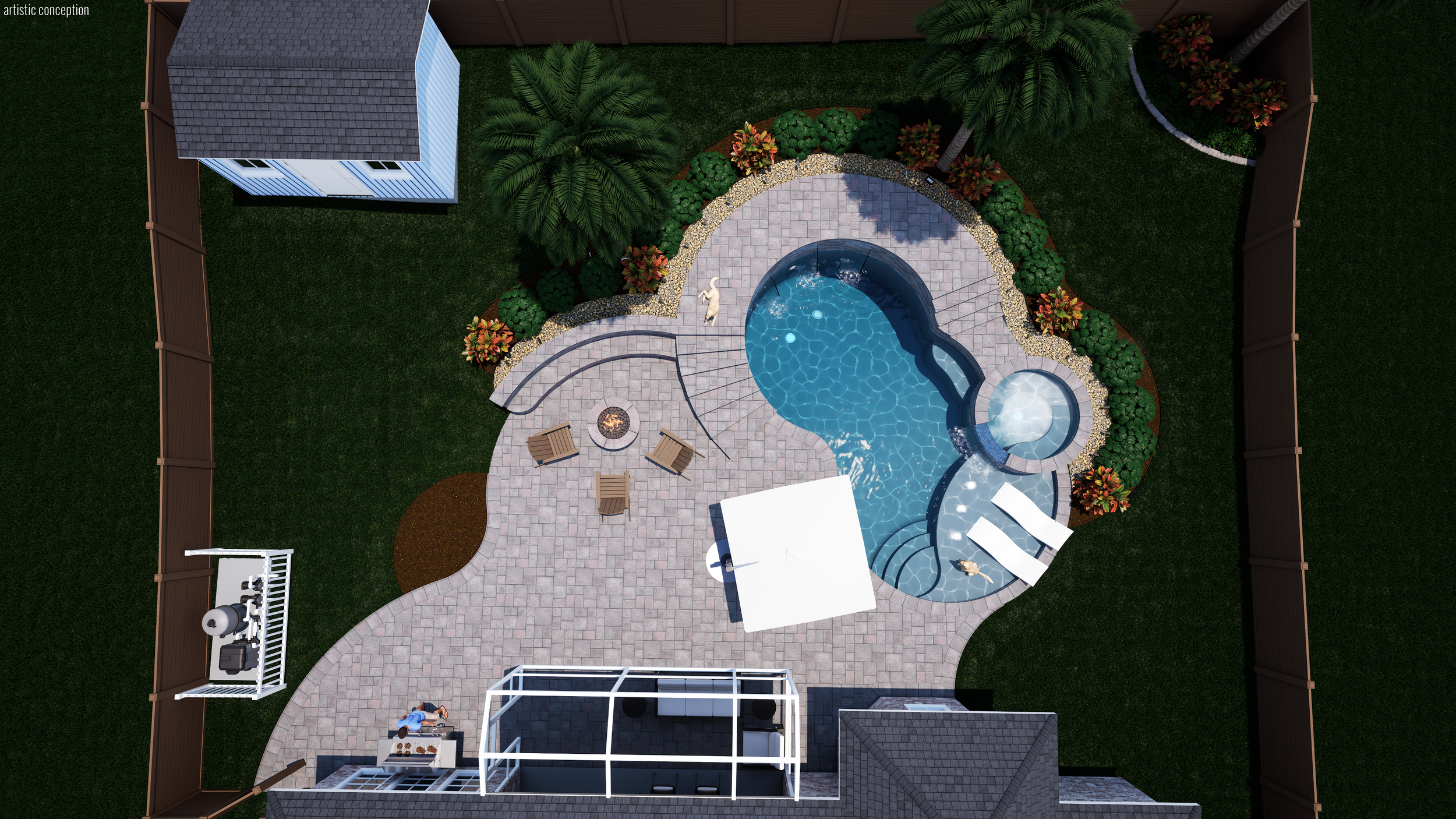 Gulf Shores, AL - Curvilinear Concept