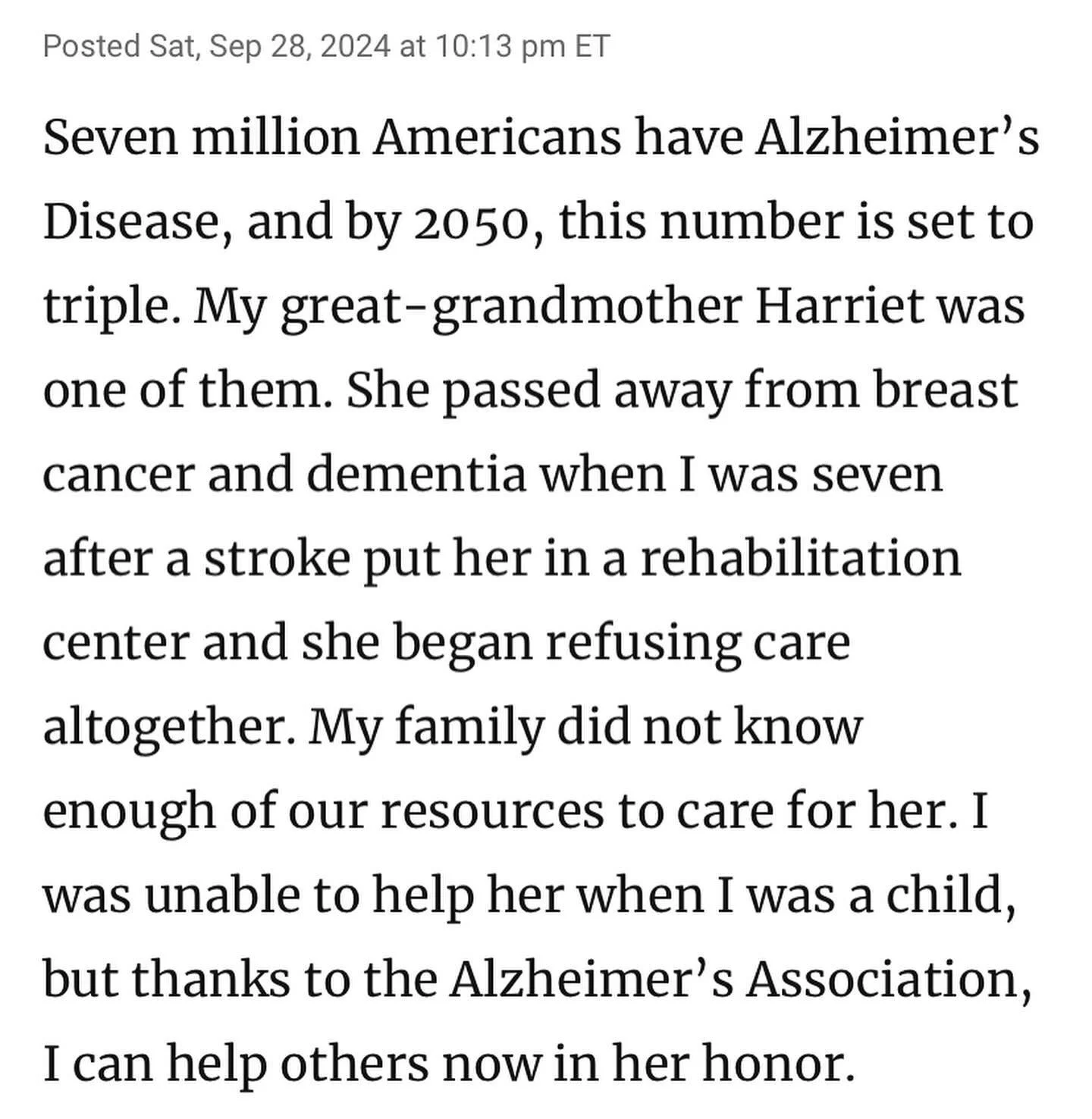 Go read my blog post! Link in my bio. 

*I published this in late september. President Biden signed the NAPA and AAIA bills last week on Wednesday!

Next up: the BOLD and AADAPT bills!

#dementia#dementiaawareness#dementiaadvocate#dementiaadvocacy#ad