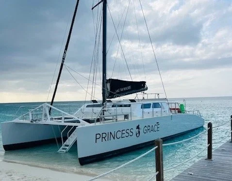Luxury Sunset Cruise Aboard the Princess Grace in Turks & Caicos