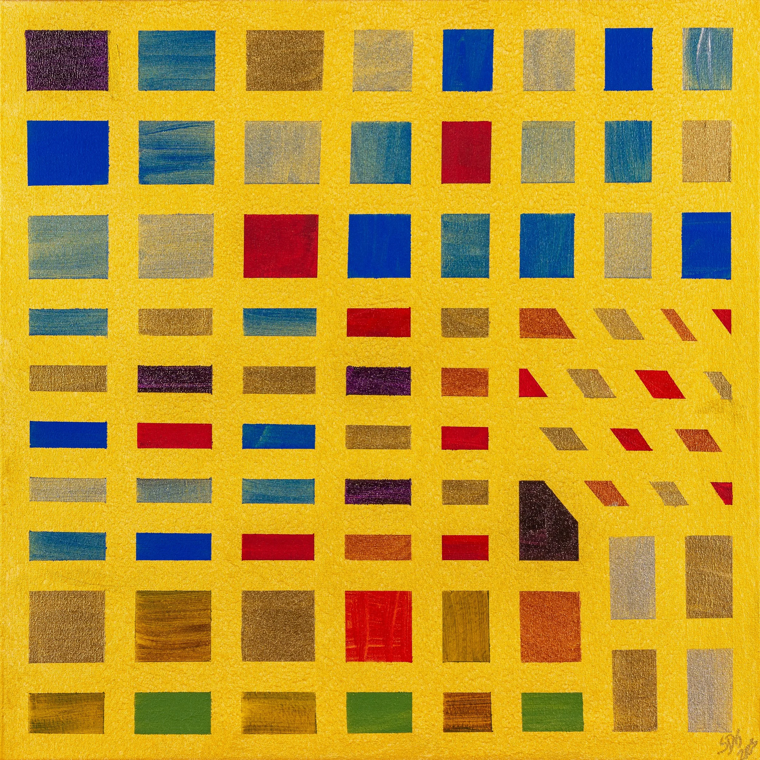 STATION IV: The Weight of Denial
Scripture: Luke 22:54 to 62
Scripture Interpretation Peter denies Jesus three times. When the rooster crows, grief awakens. Description Shifting tones echo firelight, fear, and regret. The painting holds the ache of s