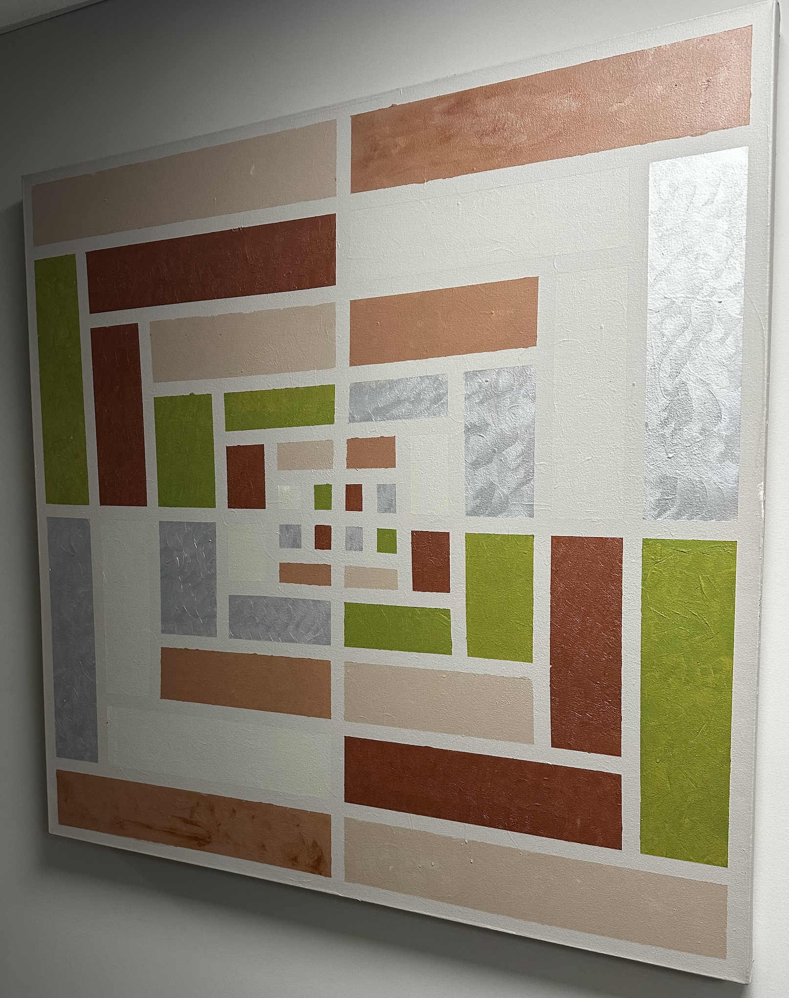 We’ve Got You (2025) 
Acrylic on canvas
48 x 48
$2880

This 48×48 pillar piece of the Healing Roots collection centers the power of community in the healing process. The work reflects how we gather around one another with care, creating circles of pr