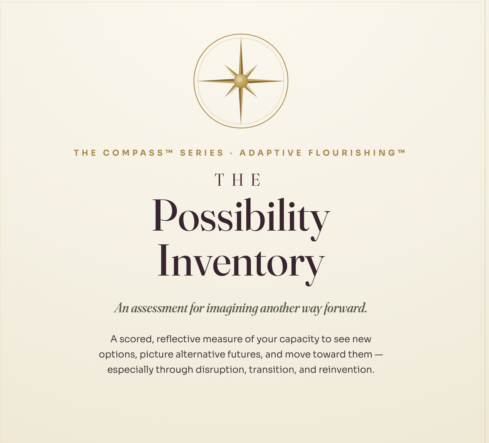 The Complete Possibiliy Inventory