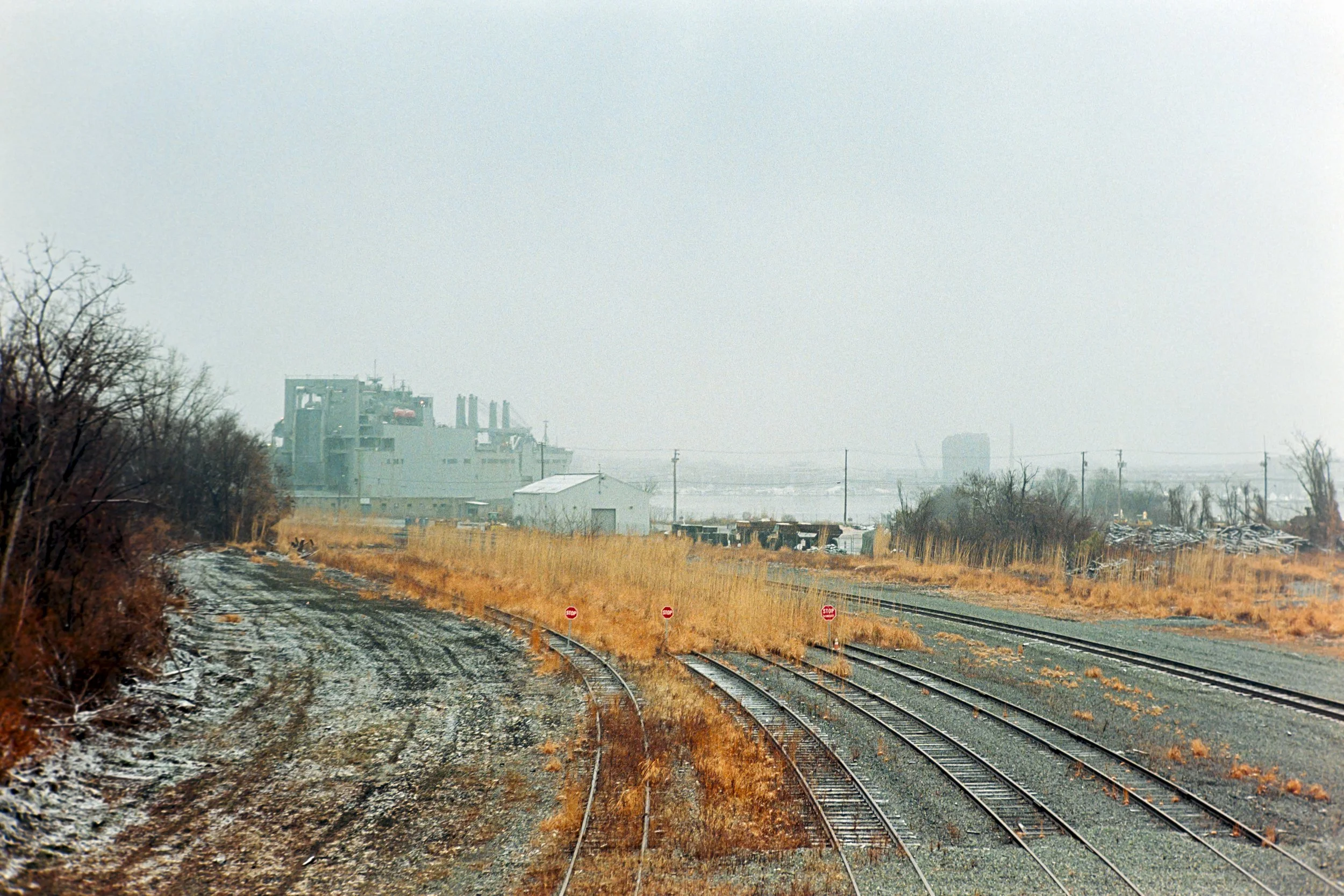 Railyard at the gates of Fort McHenry.