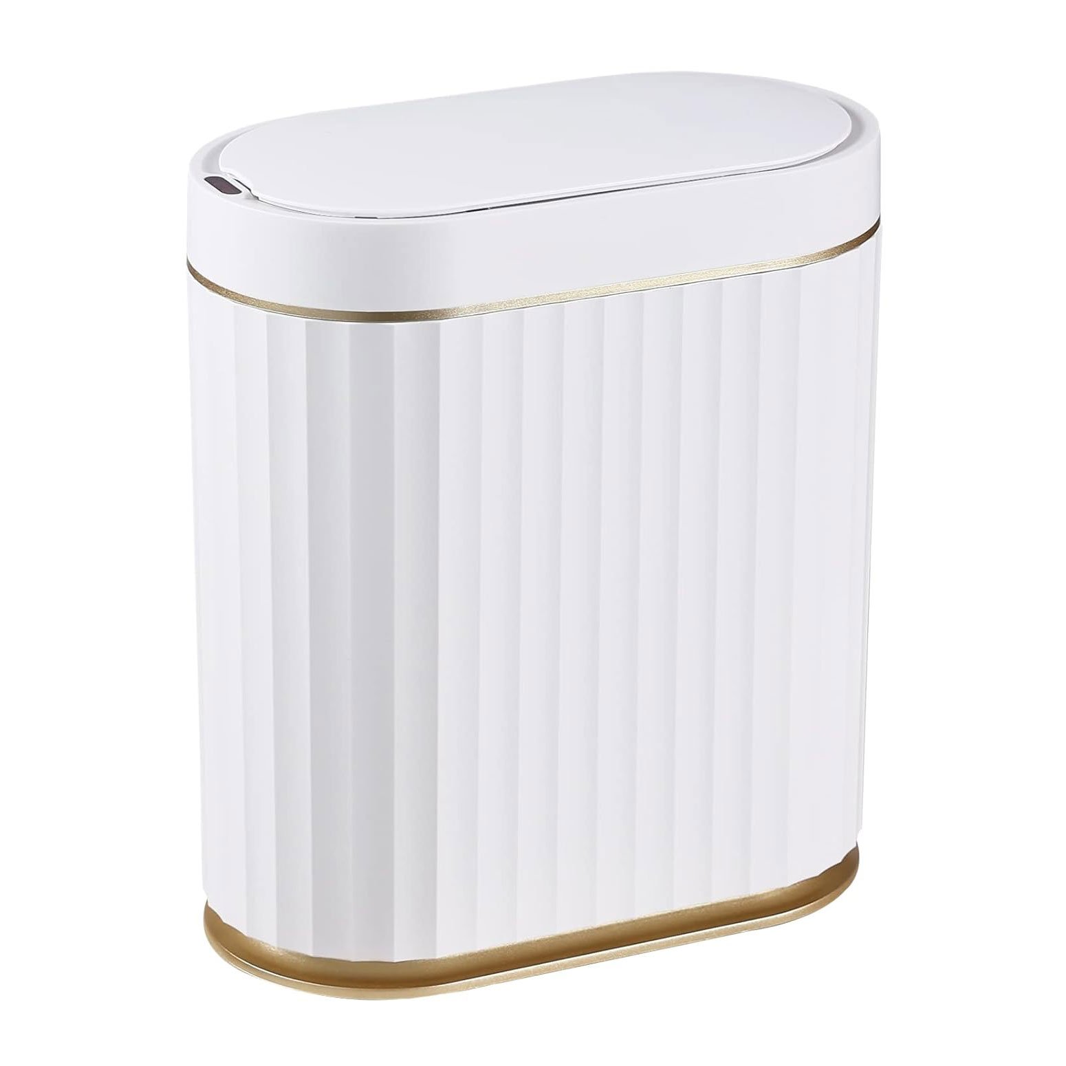 Closed-Top Trash Bin