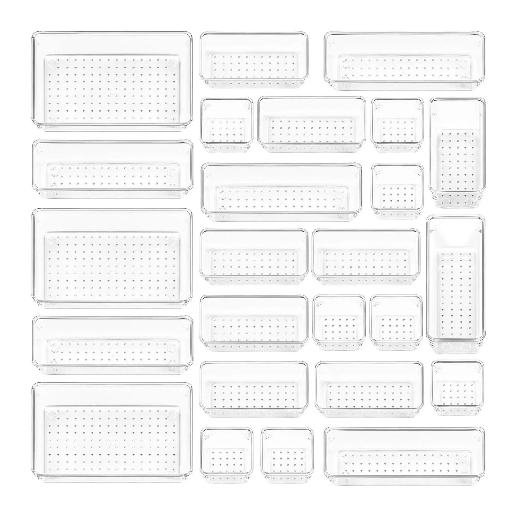Clear In-Drawer Organizers
