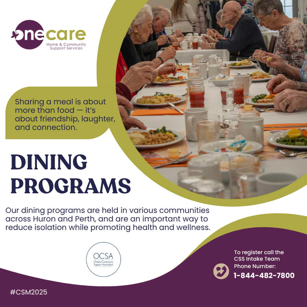 ONE CARE Dining Programs