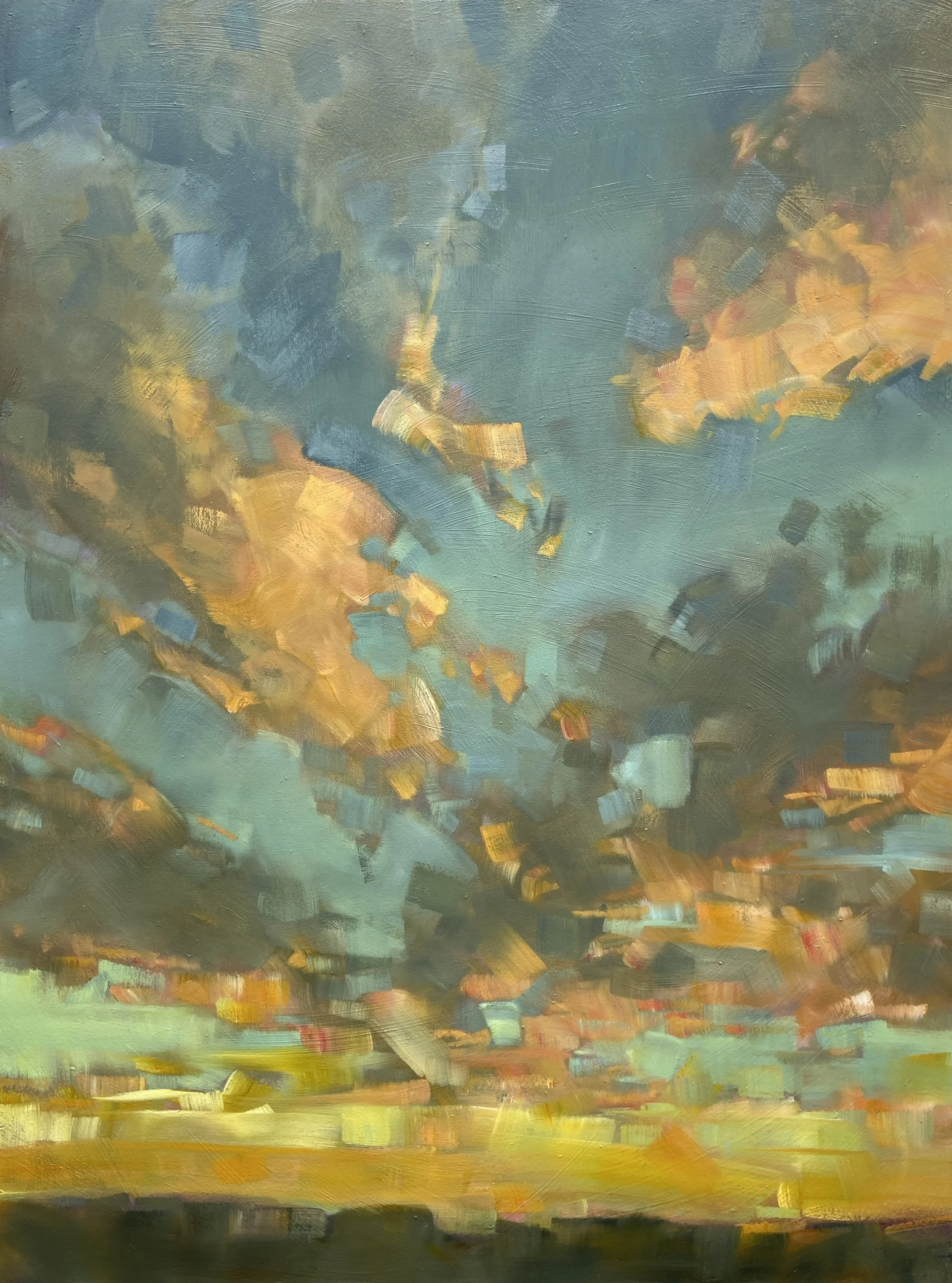 260612 Santa Fe / Jemez Skyscape - 36x48" Oil Colors on Stretched Canvas