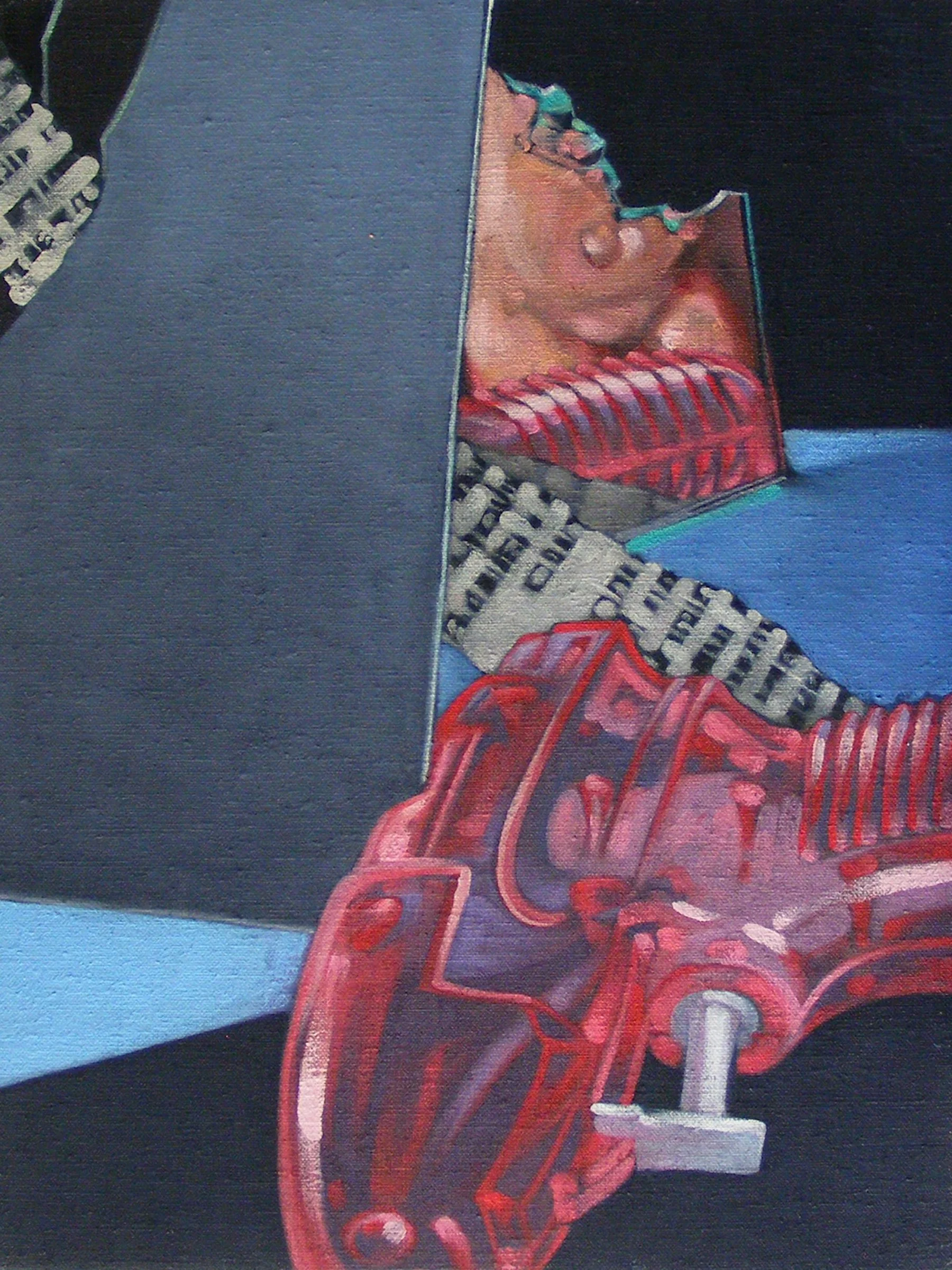 Gun on Paper and Mirror with Kewpie 850912