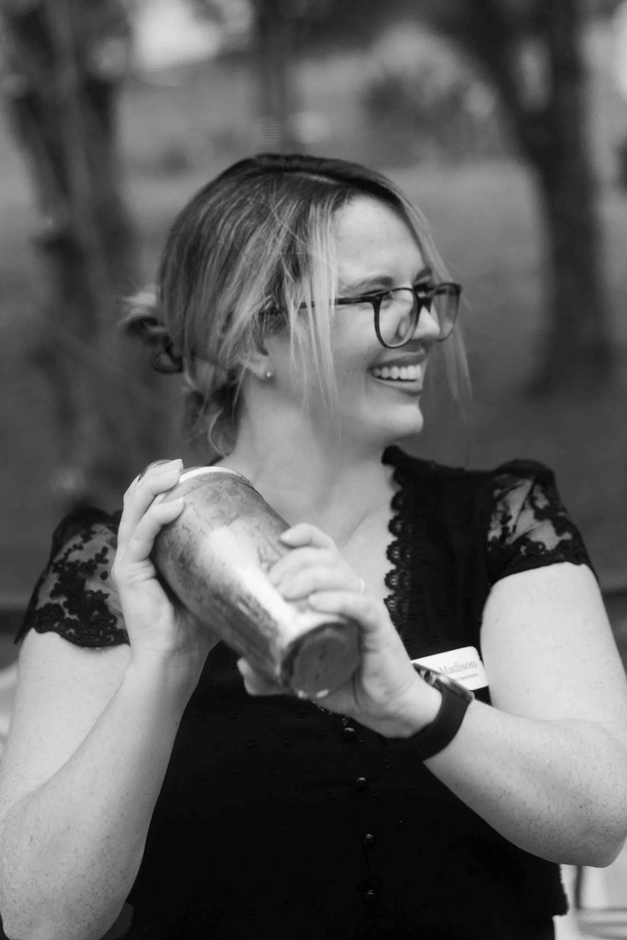 The Bar Exchange: a wedding and event bartending service. A photograph taken by Laura Perez Photography, LLC.