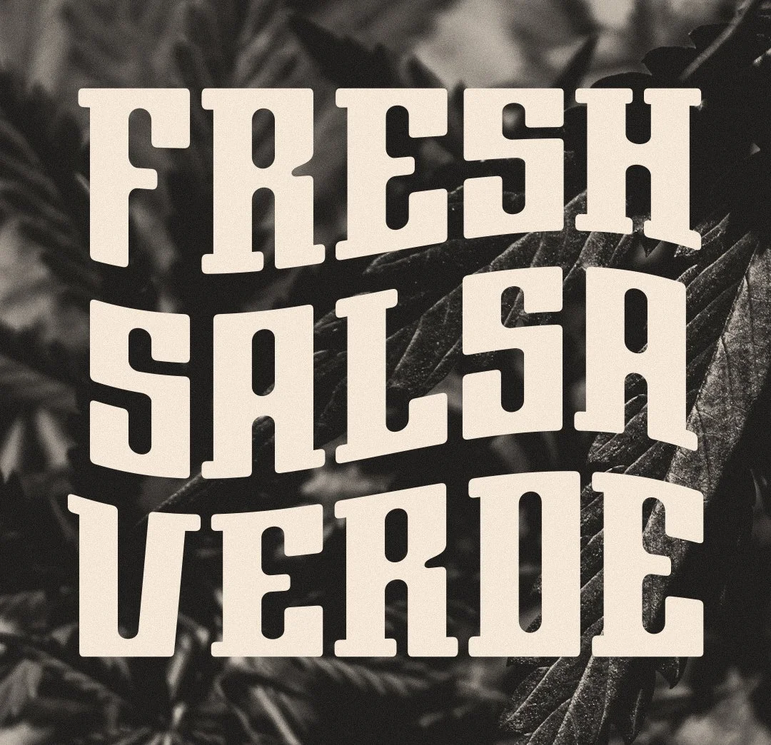 ANFCo Duronel font specimen showing vintage-inspired lettering in use for logos and branding from The Abe Nehrer Font Company