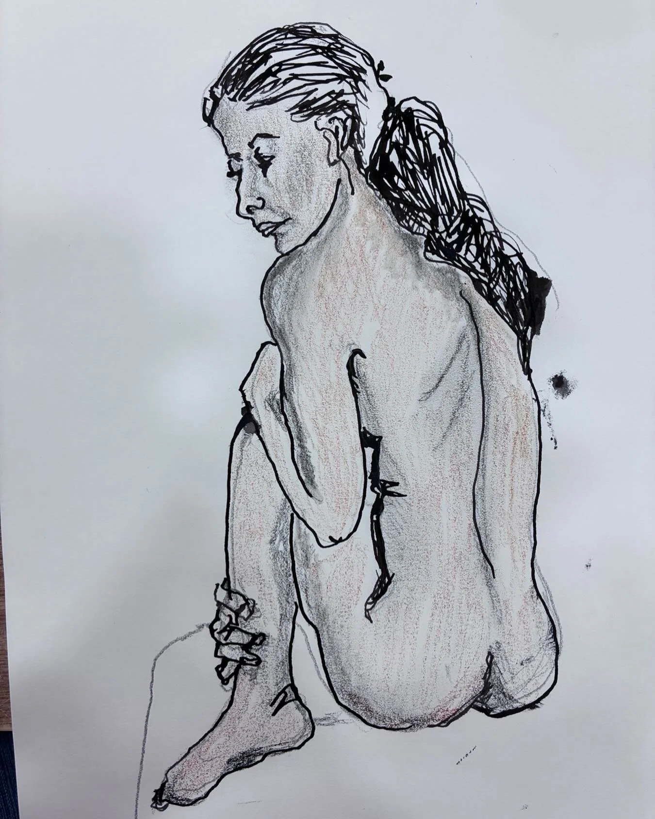 Quick sketch pen and ink
