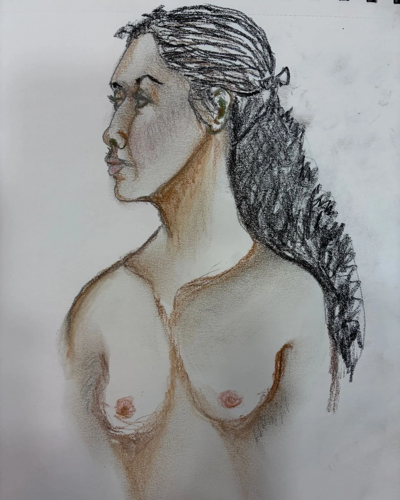 Colored pencil quick sketch #coloredpencilartist #chicagoartist