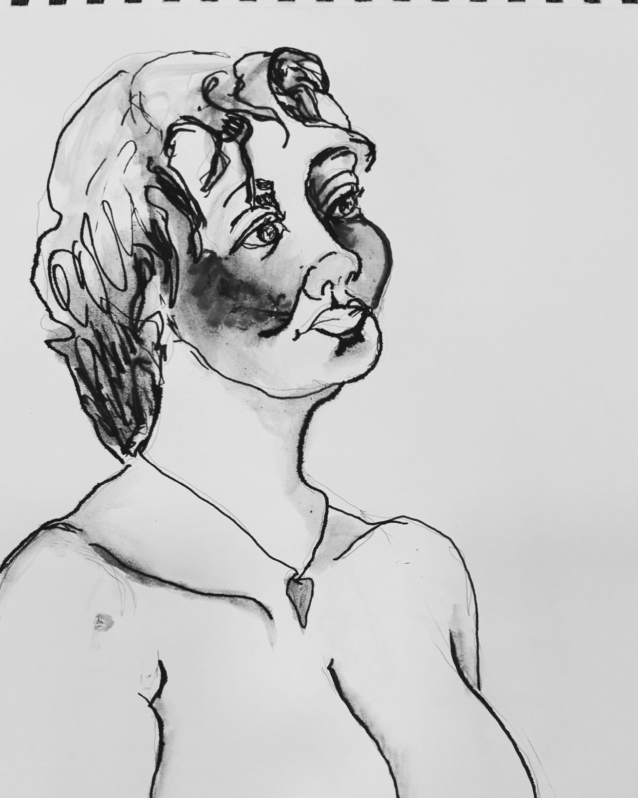 Sailor pen with color wash on watercolor paper. #watercolorart #sailorpen