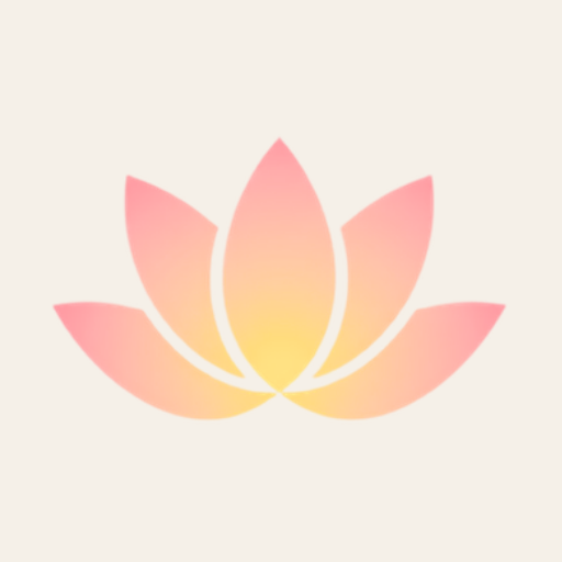 Lotus flower icon designed by Meadow Lane Creative for Glow Aesthetics & Wellness brand identity system.