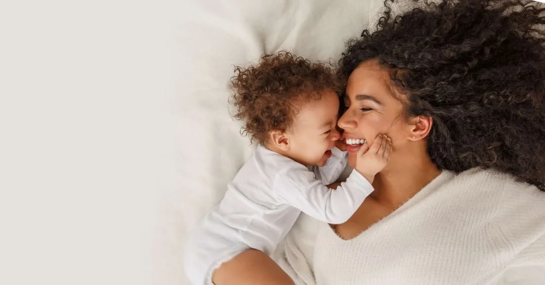 mom and toddler baby love postpartum